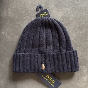 Ralph Lauren Polo Beanie - Navy Blue